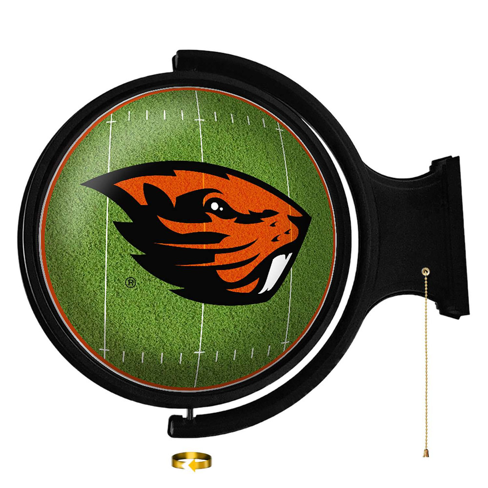 Oregon State Beavers: On the 50 - Rotating Lighted Wall Sign | The Fan-Brand | NCORST-115-22