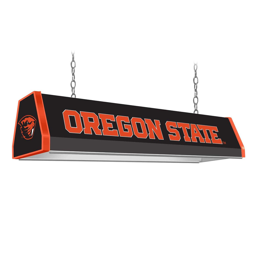 Oregon State Beavers: Standard Pool Table Light - Black | The Fan-Brand | NCORST-310-01B