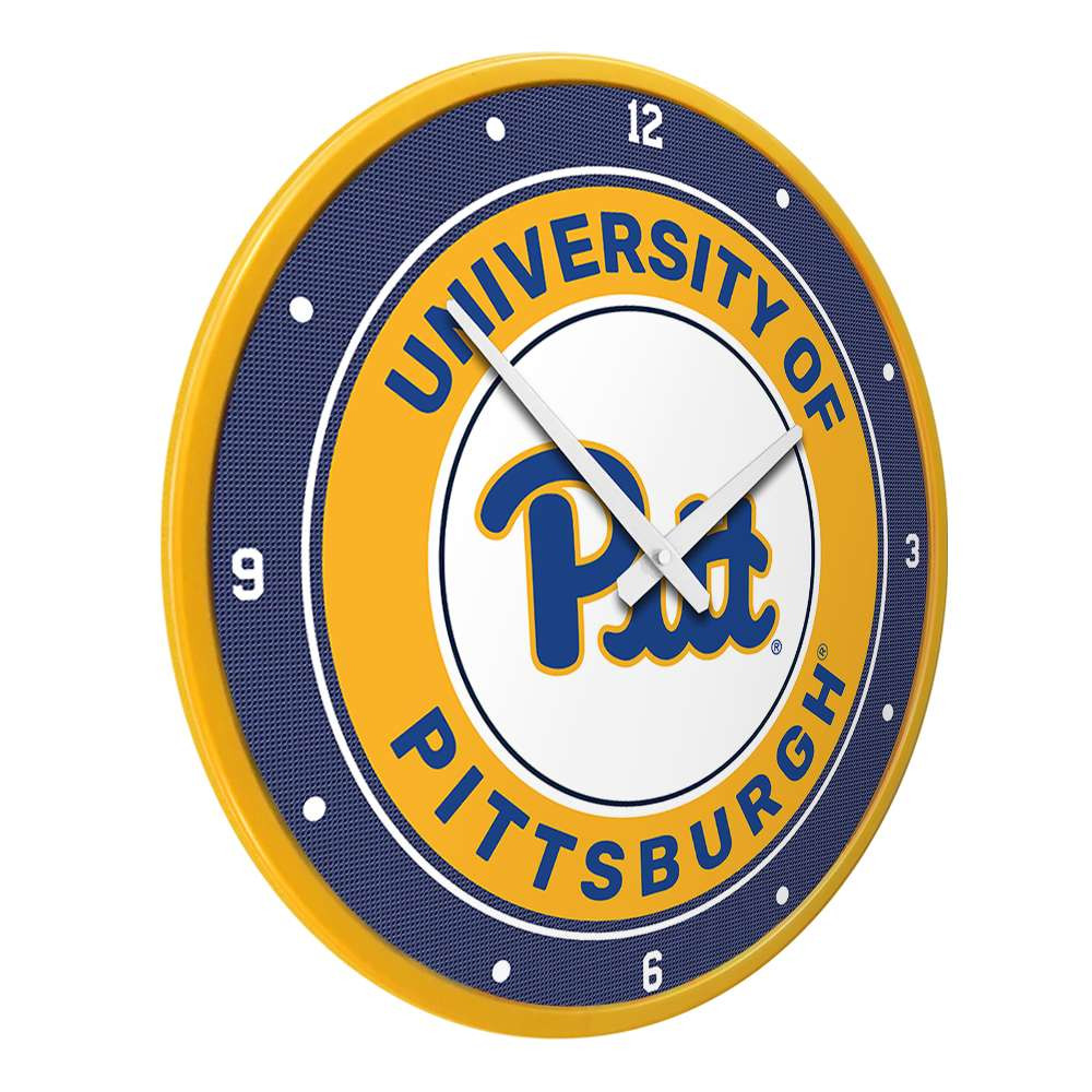 Pittsburgh Panthers: Modern Disc Wall Clock | The Fan-Brand | NCPITT-510-01