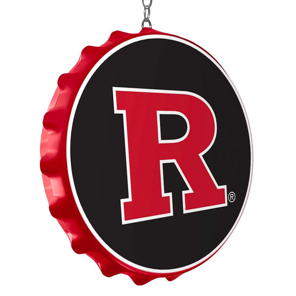 Rutgers Scarlet Knights: Helmet - Bottle Cap Dangler | The Fan-Brand | NCRTGR-220-02