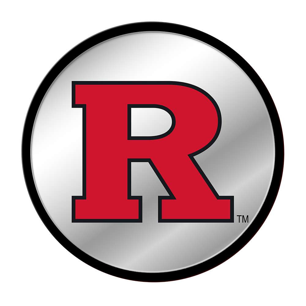 Rutgers Scarlet Knights: Modern Disc Mirrored Wall Sign | The Fan-Brand | NCRTGR-235-01
