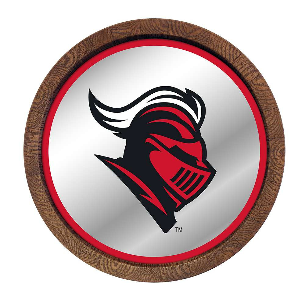 Rutgers Scarlet Knights: Mascot - Mirrored Barrel Top Mirrored Wall Sign | The Fan-Brand | NCRTGR-245-02