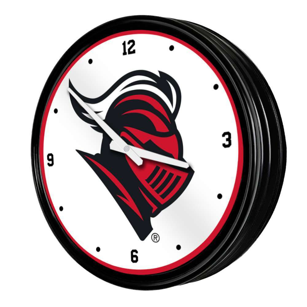 Rutgers Scarlet Knights: Knight - Retro Lighted Wall Clock | The Fan-Brand | NCRTGR-550-02