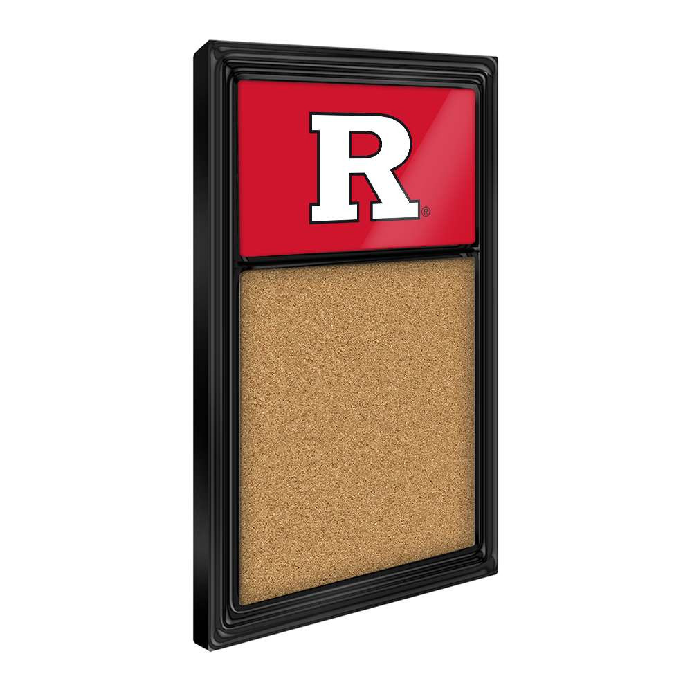 Rutgers Scarlet Knights: Scarlet - Cork Noteboard - Scarlet | The Fan-Brand | NCRTGR-640-01B