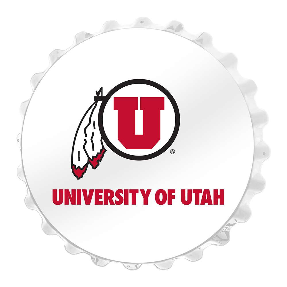 Utah Utes: Bottle Cap Wall Sign | The Fan-Brand | NCUTAH-210-01