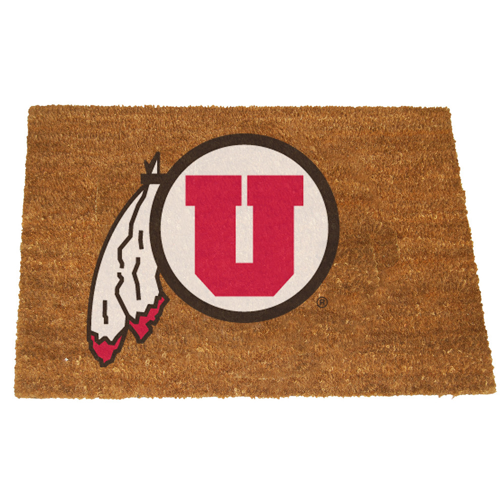 Utah Utes Logo Door Mat | MEMORY COMPANY | COL-UTA-1689