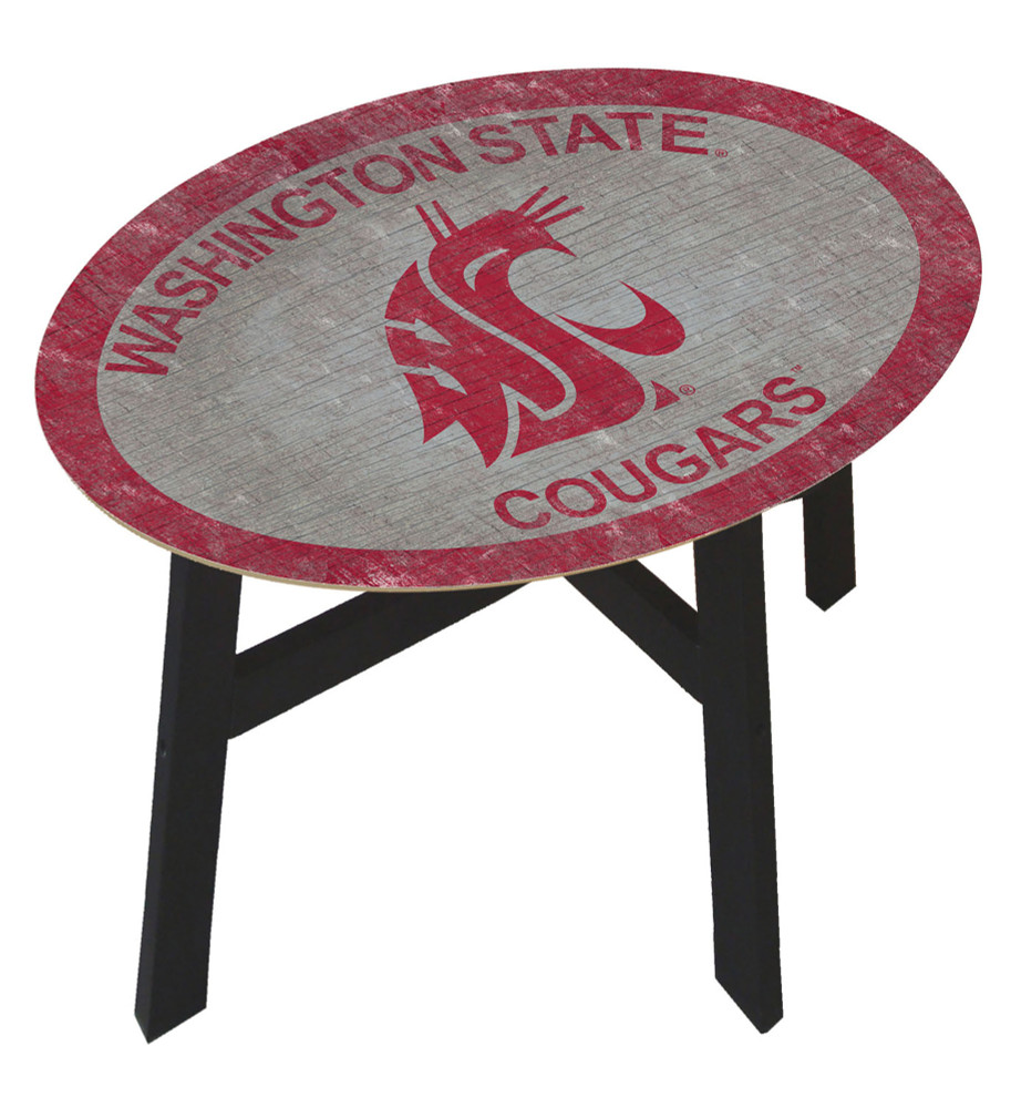 Washington State Cougars Team Color Coffee Table |FAN CREATIONS | C0813-Washington State