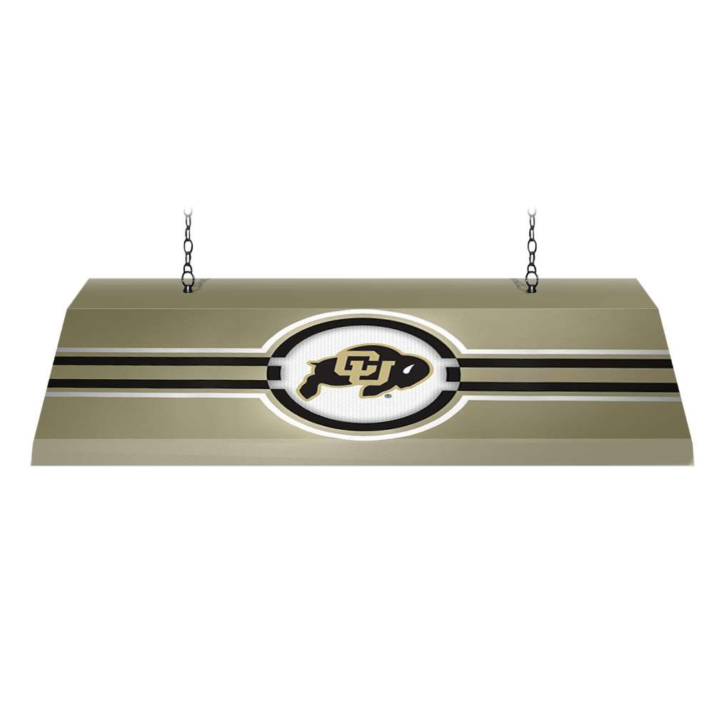 Colorado Buffaloes Edge Glow Pool Table Light - Gold / Black / Ralphie Logo | The Fan-Brand | NCCOBF-320-04