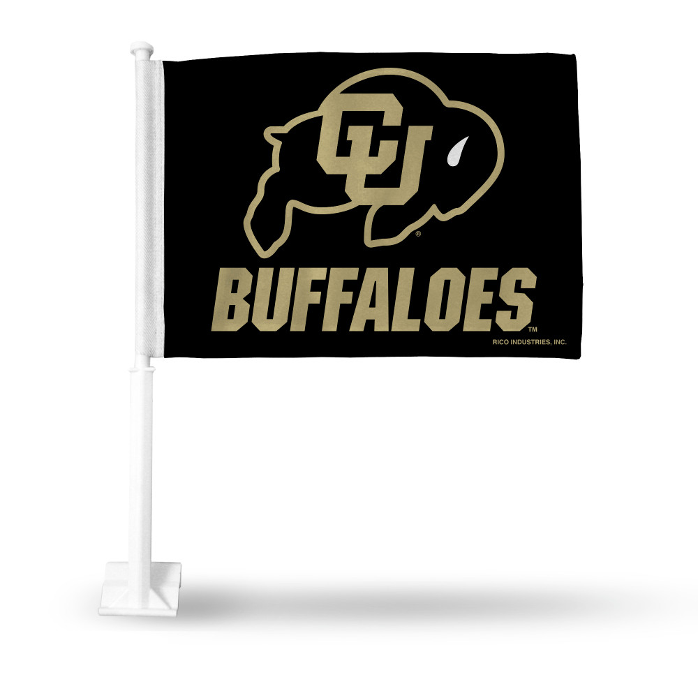 Colorado Buffaloes Standard Double Sided Car Flag | Rico Industries | FG500103