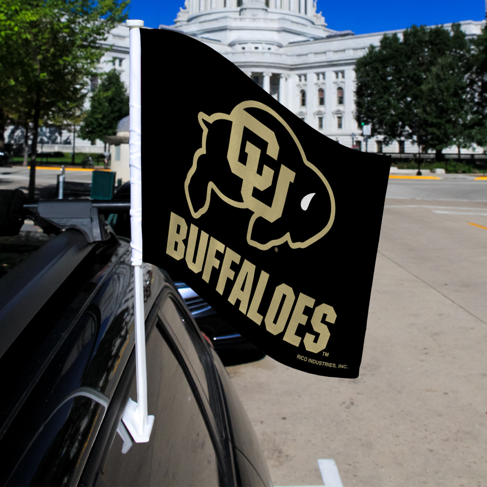 Colorado Buffaloes Standard Double Sided Car Flag | Rico Industries | FG500103