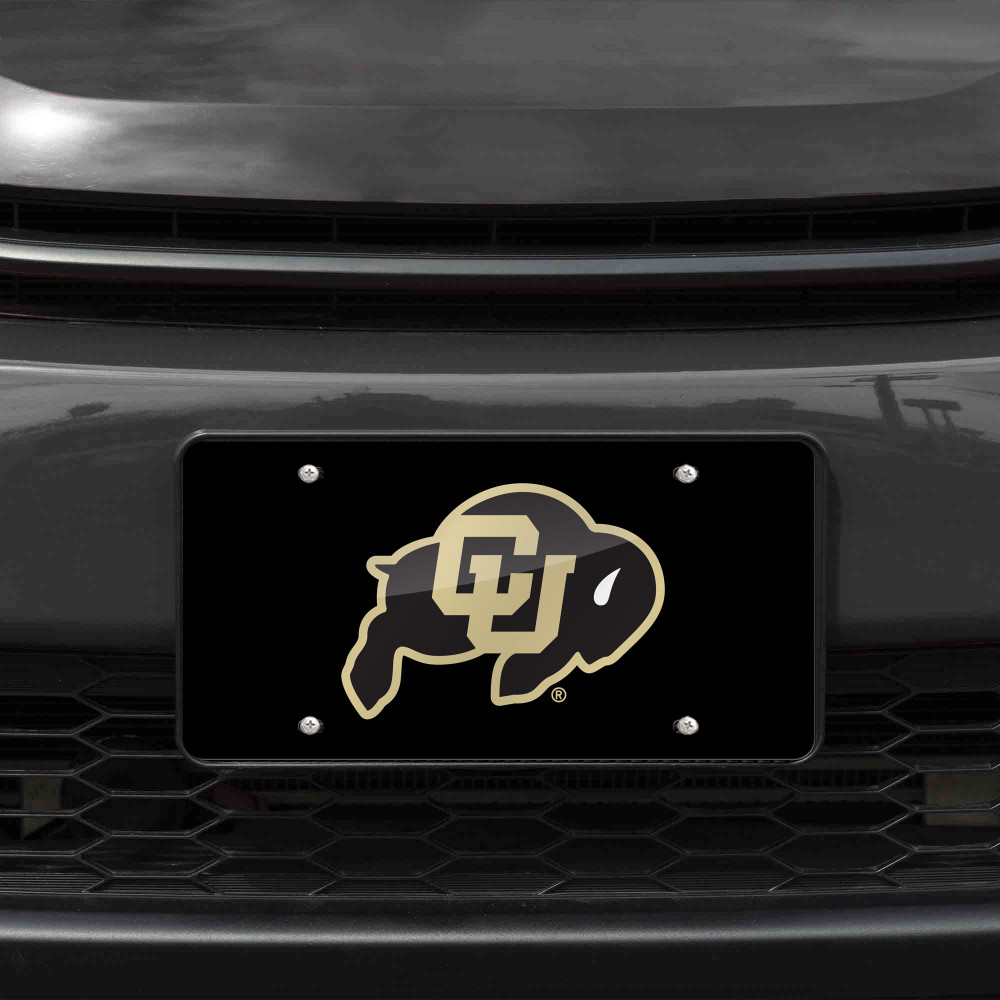 Colorado Buffaloes Black Laser Cut Tag | Rico Industries | LZC500110C