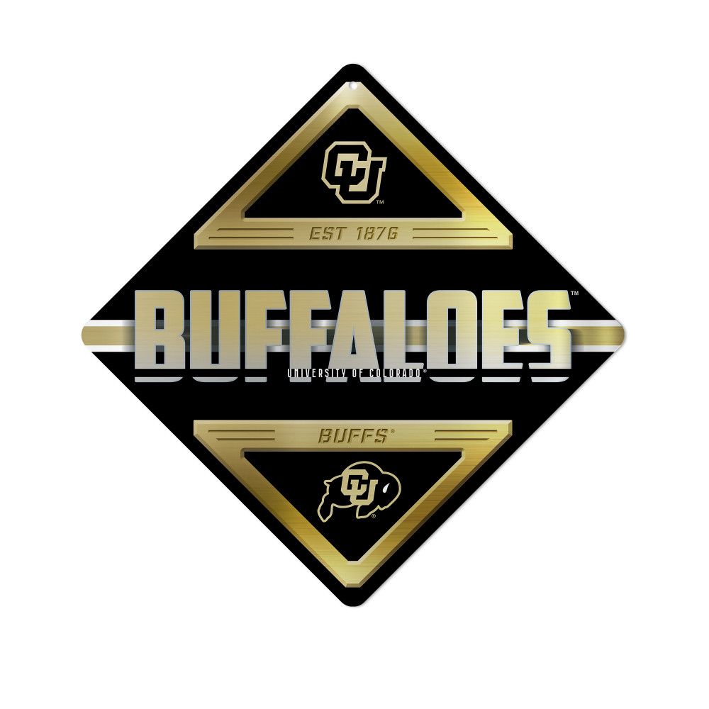 Colorado Buffaloes Metal Wall Sign | Rico Industries | MXS500101
