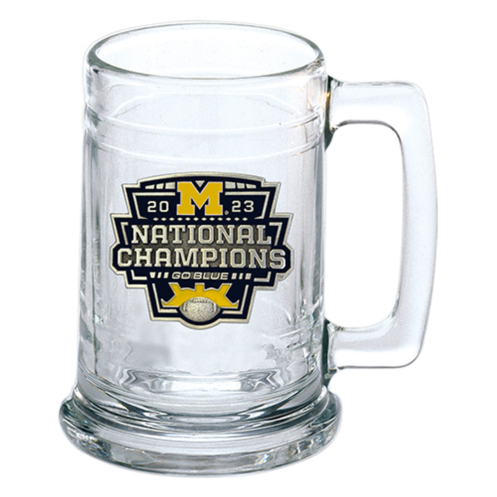 Michigan Wolverines 2023 National Champions Beer Mug | Heritage Pewter | ST114255E