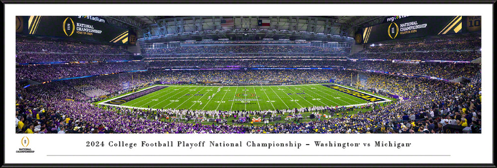 2023/24 College Football National Championship Playoff Game Standard Frame Panoramic Photo  | Blakeway | CFPK24F