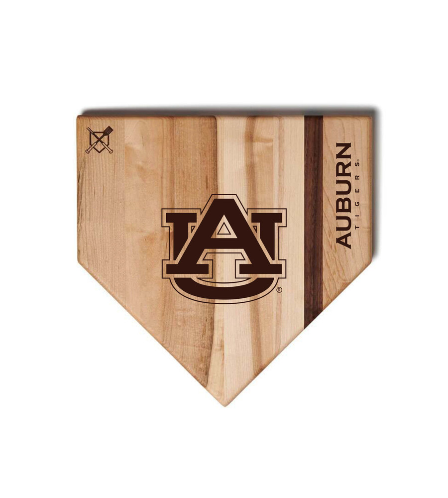 Auburn Tigers Home Plate Cutting Board | Baseball BBQ | GRTLHPCB12AT_660251861135