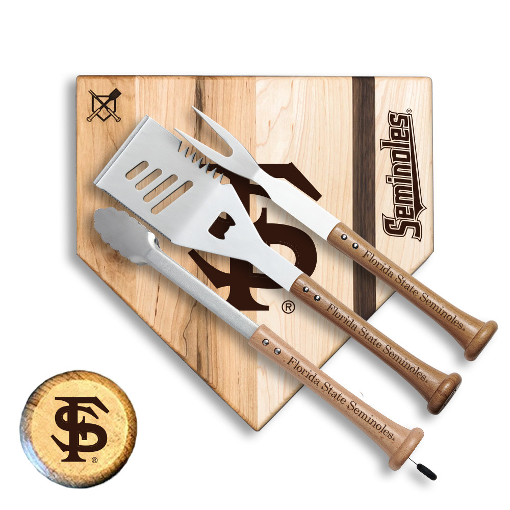 FSU Seminoles Silver Slugger Combo BBQ Set | Baseball BBQ | GRTLSTSSFSS_660251789033