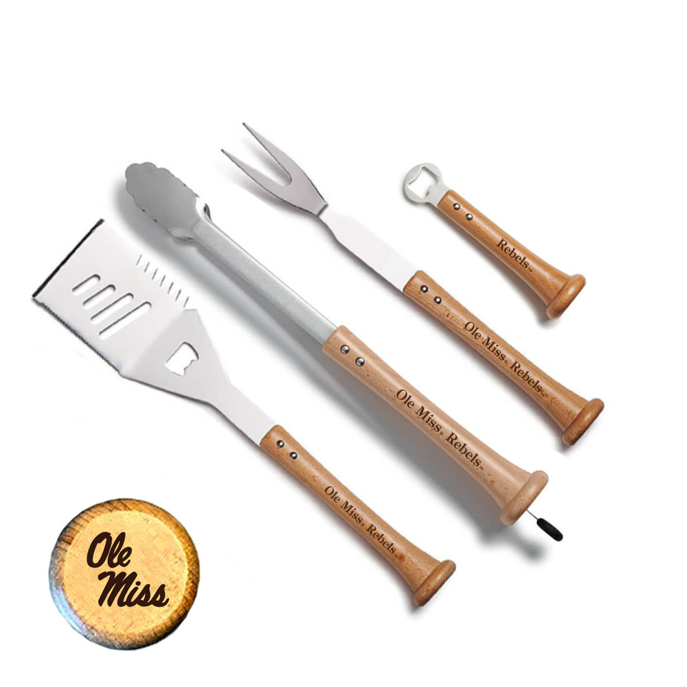 Mississippi Rebels HOME RUN Combo BBQ Set | Baseball BBQ | GRTLSTHRMOM_660251944982