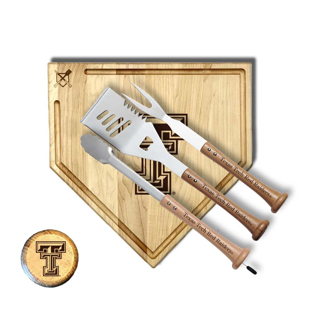 Texas Tech Red Raiders Trough Silver Slugger Combo Set | Baseball BBQ | GRTLSTSST17TTRR