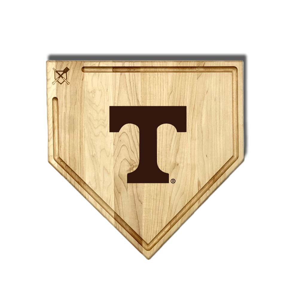 Tennessee Volunteers Full Size Home Plate Cutting Board With Trough | Baseball BBQ | GRTLHPCBT17TV