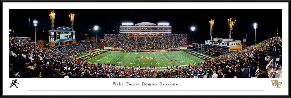 Wake Forest Demon Deacons Football Panorama Photo - Standard Frame | Blakeway | WFU6F