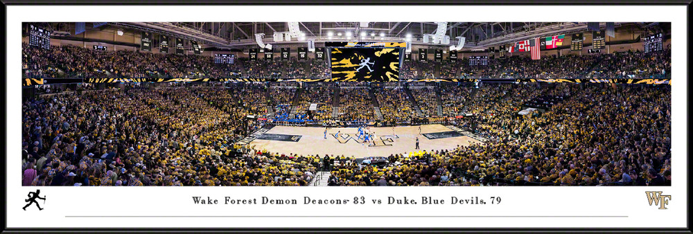 Wake Forest Demon Deacons Basketball Panorama Photo - Standard Frame | Blakeway | WFU7F