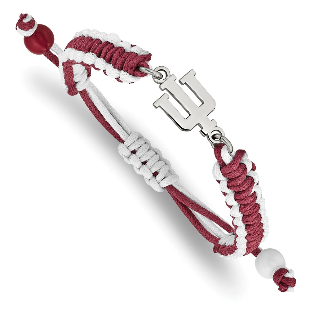 Indiana Hoosiers Tigers Adjustable Cord Bracelet | LogoArt | ST514IU