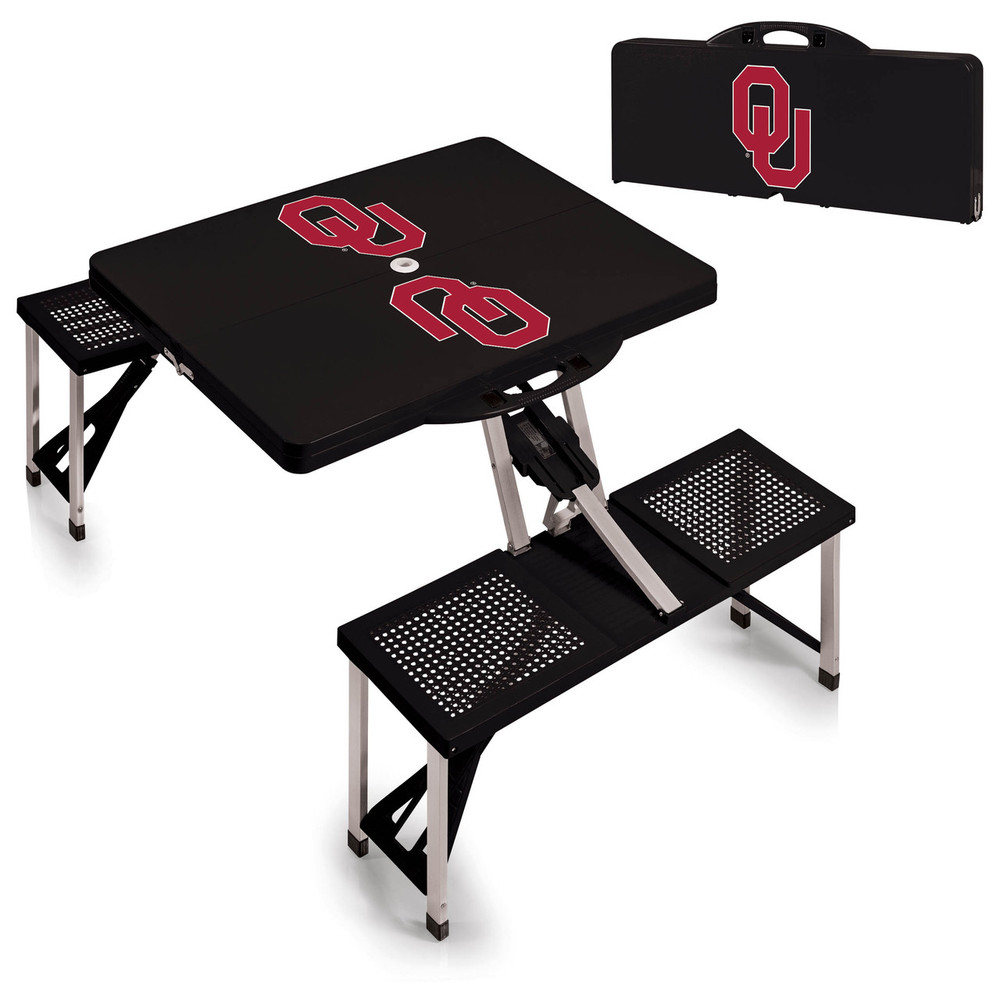 Oklahoma Sooners Folding Picnic Table