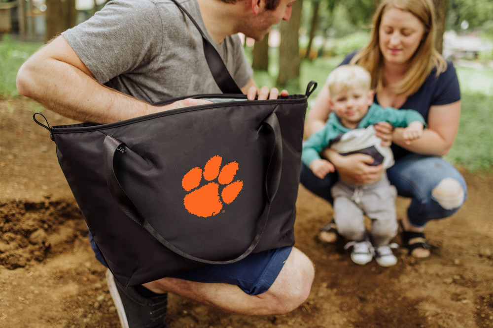 Clemson Tigers Eco-Friendly Cooler Tote Bag | Picnic Time | 516-01-179-106-0