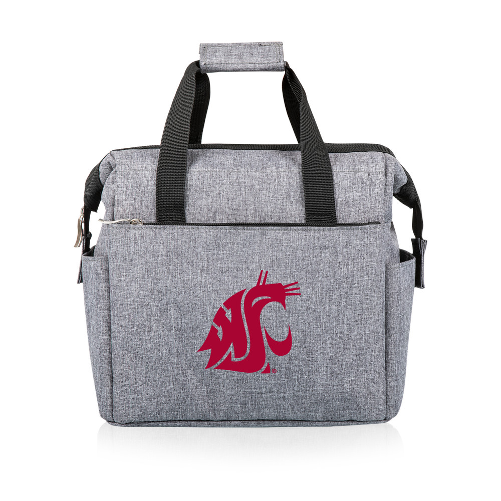 Washington State Cougars On The Go Lunch Bag Cooler | Picnic Time | 510-00-105-634-0