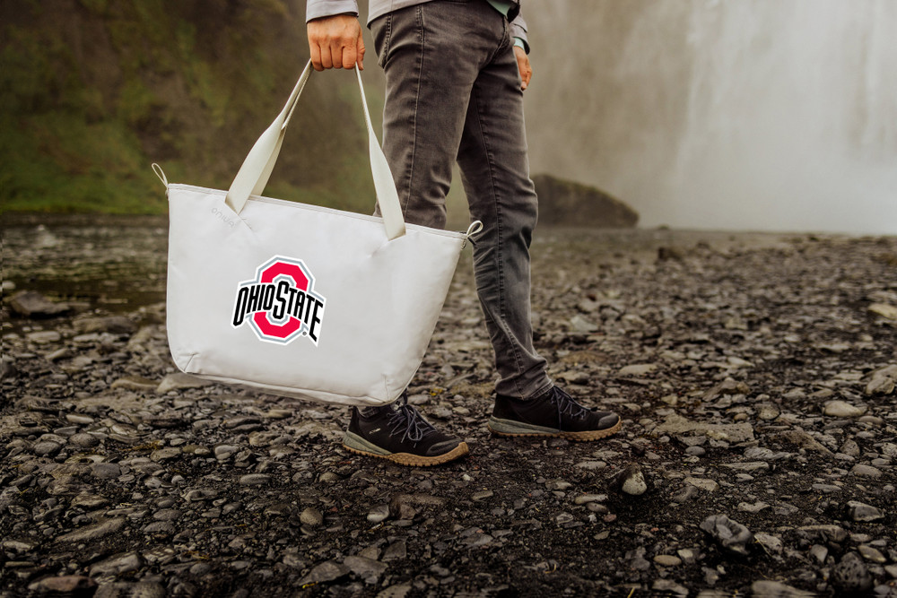 Ohio State Buckeyes Eco-Friendly Cooler Tote Bag | Picnic Time | 516-01-133-446-0