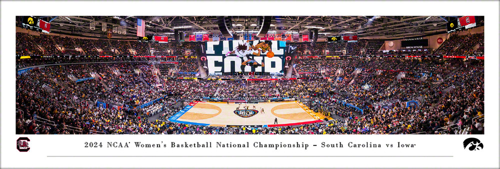 South Carolina Gamecocks 2024 NCAA National Women's Basketball Championship Tip-Off  Panoramic Photo Print | BLAKEWAY | WFFBBT24