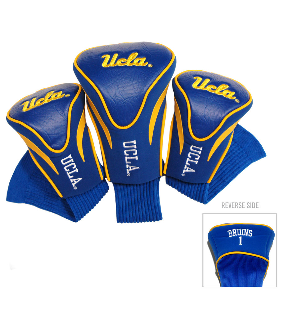 UCLA Bruins 3 Pack Embroidered Contour Golf Headcovers | Team Golf |23594