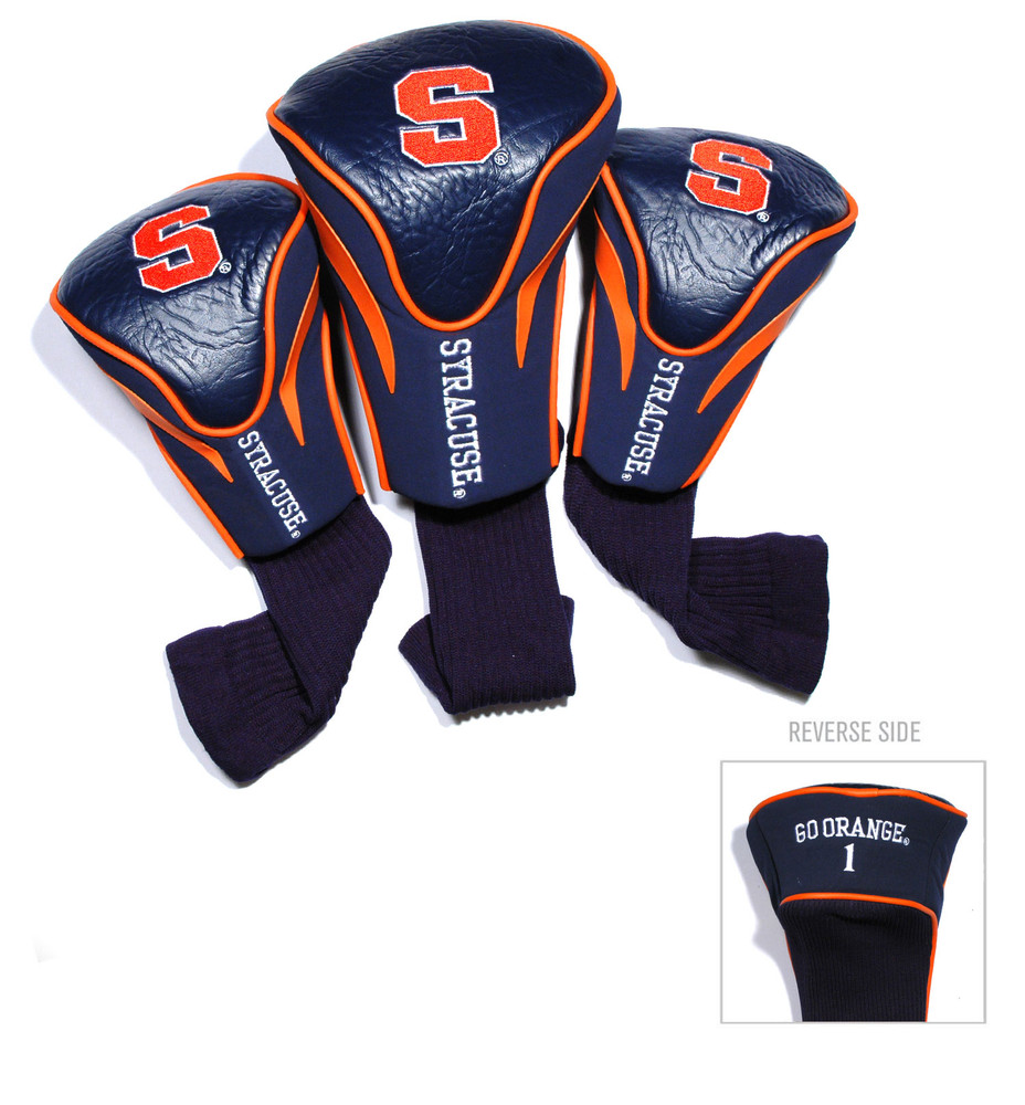 Syracuse Orange  3 Pack Embroidered Contour Golf Headcovers | Team Golf |26194