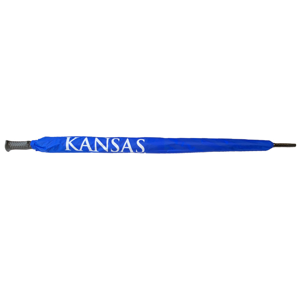 Kansas Jayhawks 62" Double Canopy Wind Proof Golf Umbrella| Team Golf |21769