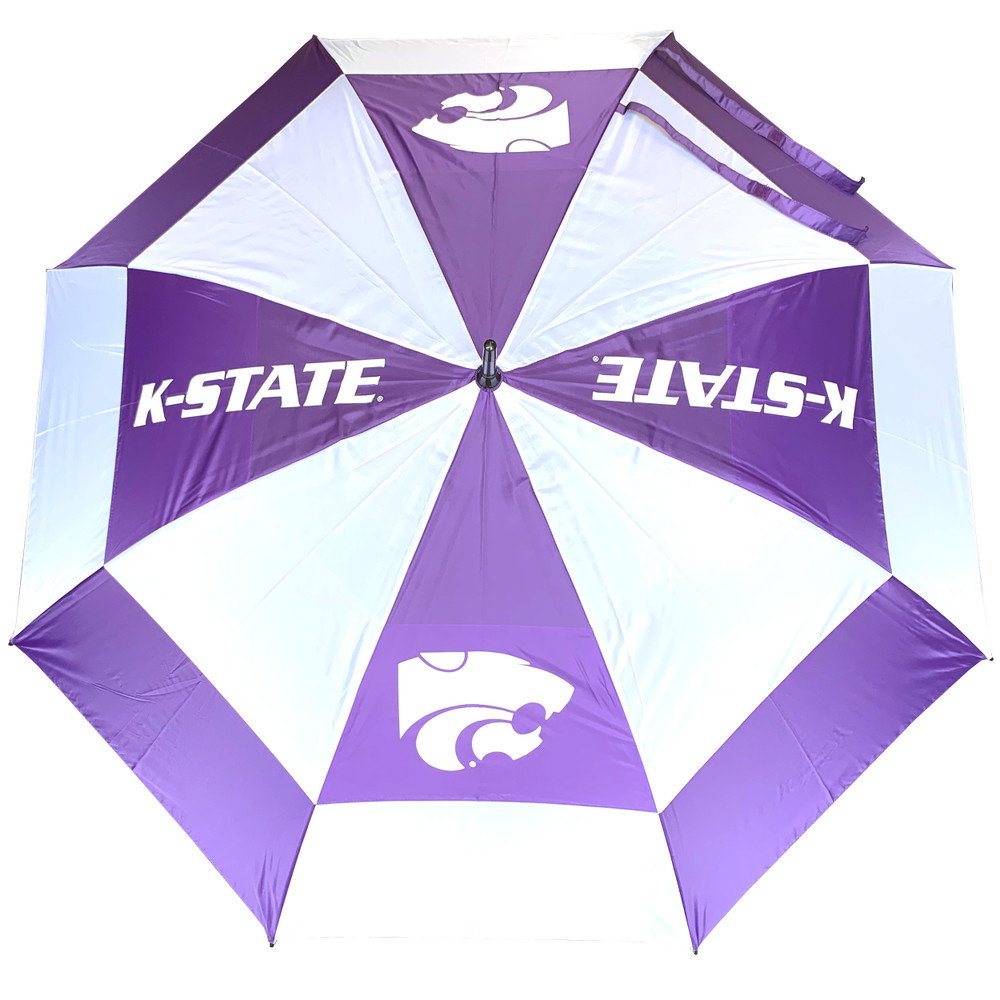 Kansas State Wildcats 62" Double Canopy Wind Proof Golf Umbrella| Team Golf |21869