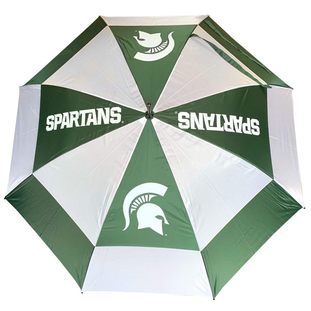 Michigan State Spartans 62" Double Canopy Wind Proof Golf Umbrella| Team Golf |22369