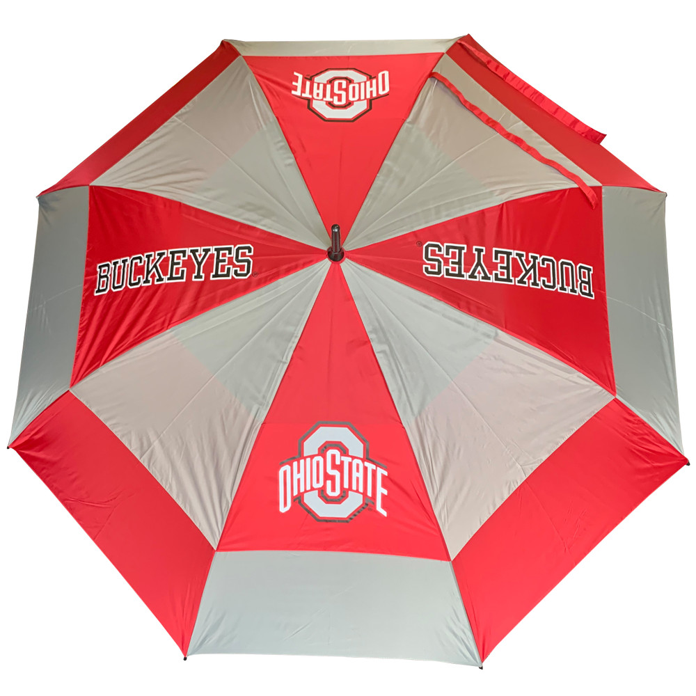 Ohio State Buckeyes 62" Double Canopy Wind Proof Golf Umbrella| Team Golf |22869