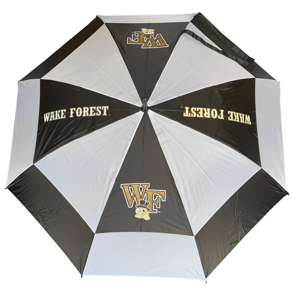 Wake Forest Demon Deacons 62" Double Canopy Wind Proof Golf Umbrella| Team Golf |23869