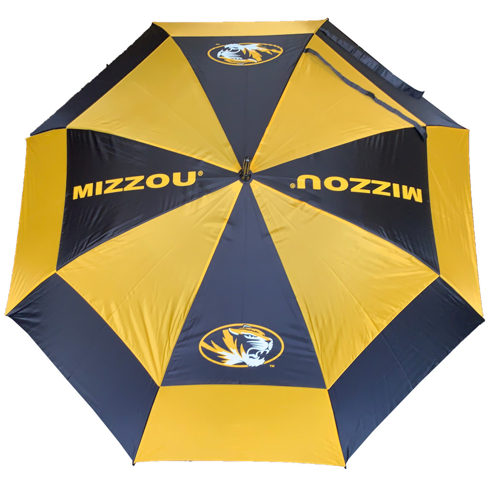 Missouri Tigers 62" Double Canopy Wind Proof Golf Umbrella| Team Golf |24969