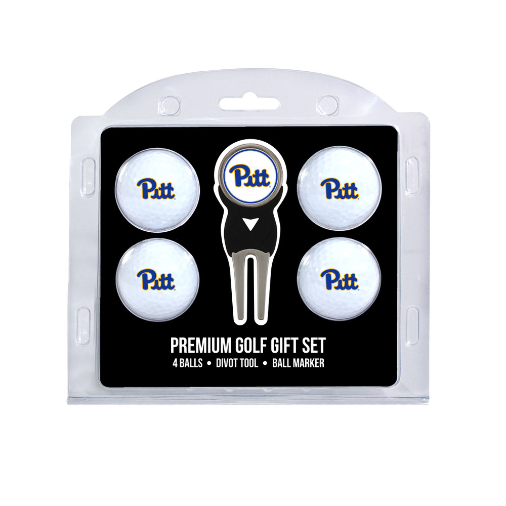 Pittsburgh Panthers 4 Golf Balls And Divot Tool Gift Set | Team Golf |23706