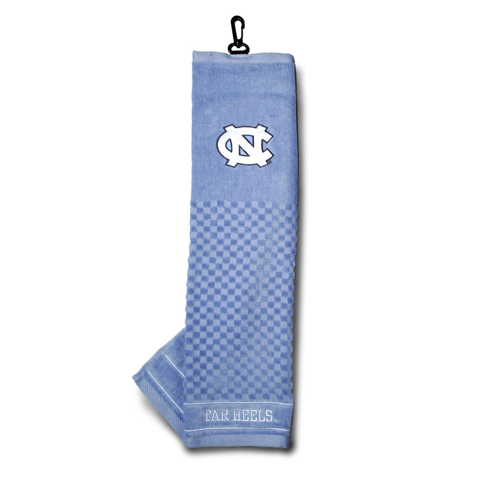 North Carolina Tarheels 16" X 22" Tri-Fold Embroidered Scrubber Golf Towel| Team Golf |22510