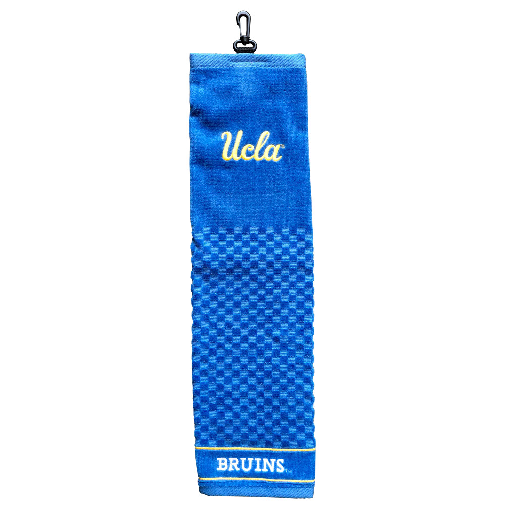 UCLA Bruins 16" X 22" Tri-Fold Embroidered Scrubber Golf Towel| Team Golf |23510