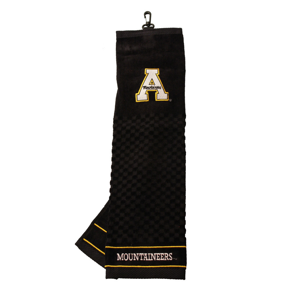 Appalachian State Mountaineers 16" X 22" Tri-Fold Embroidered Scrubber Golf Towel| Team Golf |75310