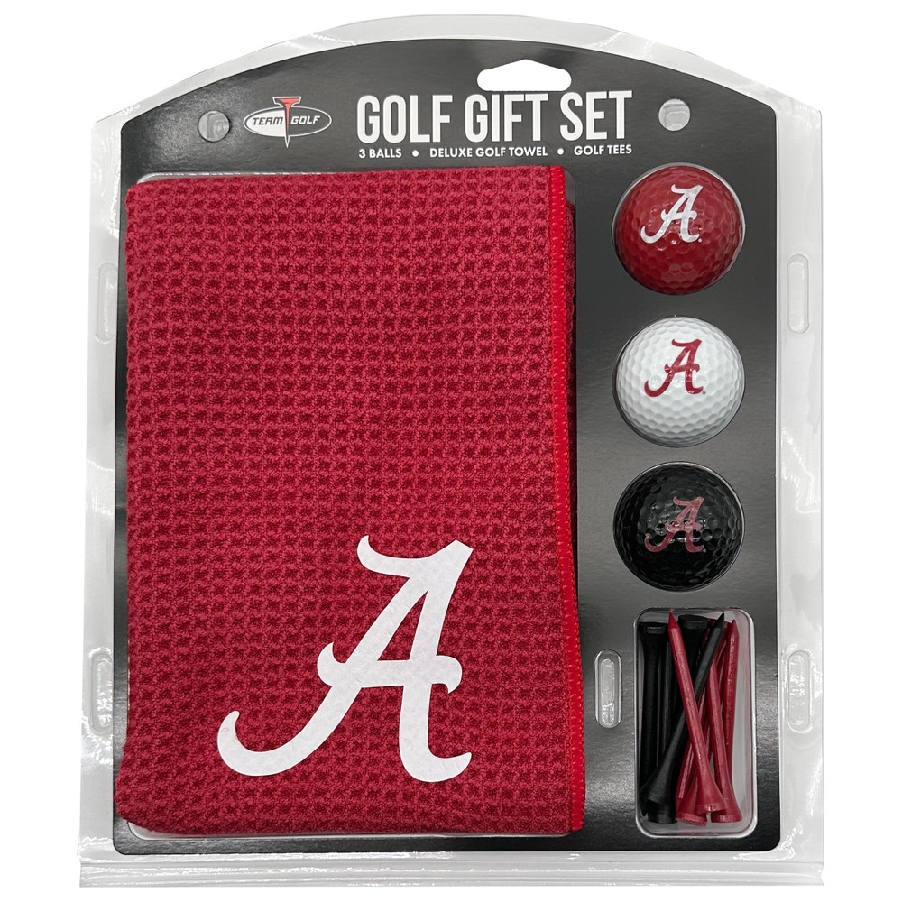 Alabama Crimson Tide 16" X 40" Microfiber Towel Golf Gift Set| Team Golf |20124