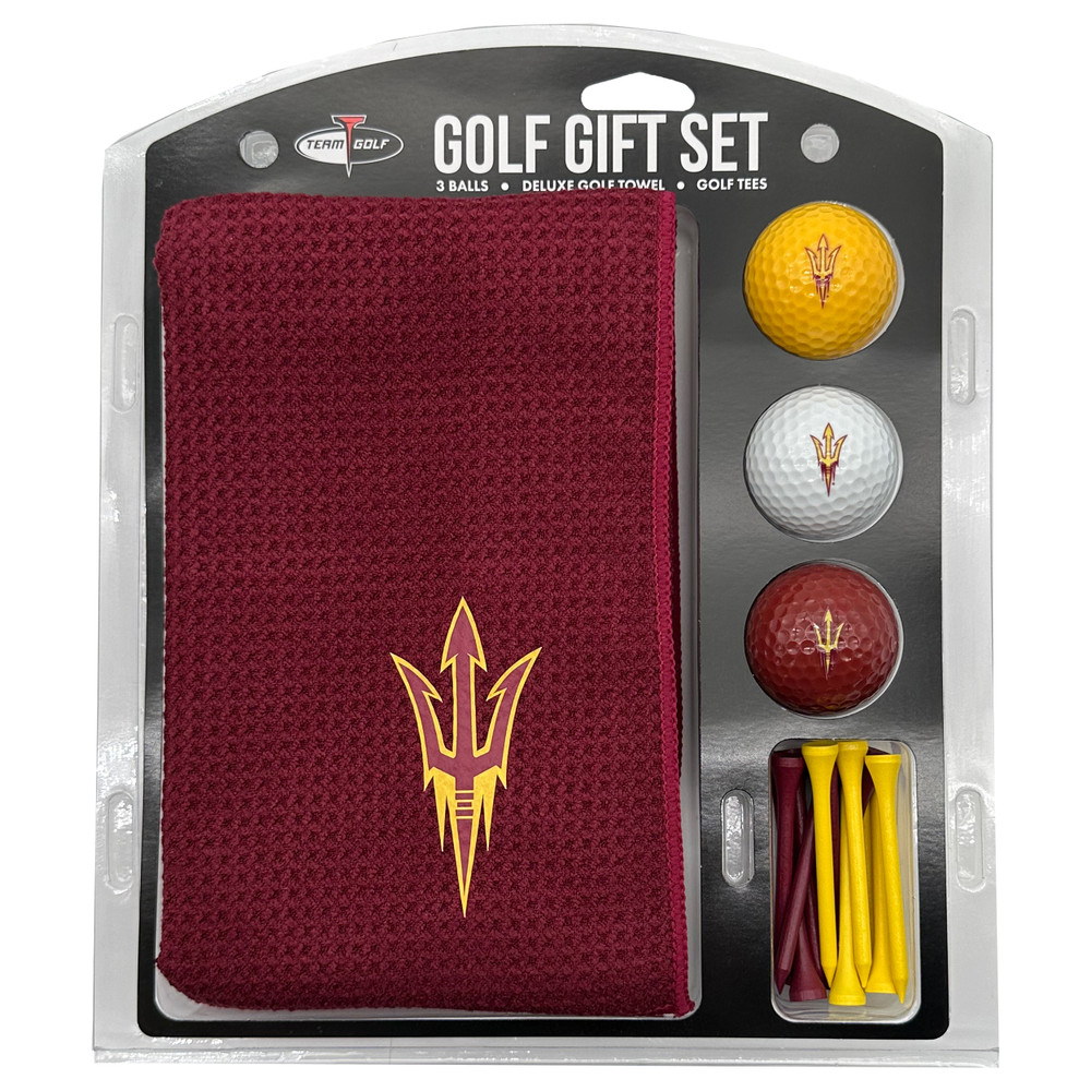 Arizona State Sun Devils 16" X 40" Microfiber Towel Golf Gift Set| Team Golf |20324
