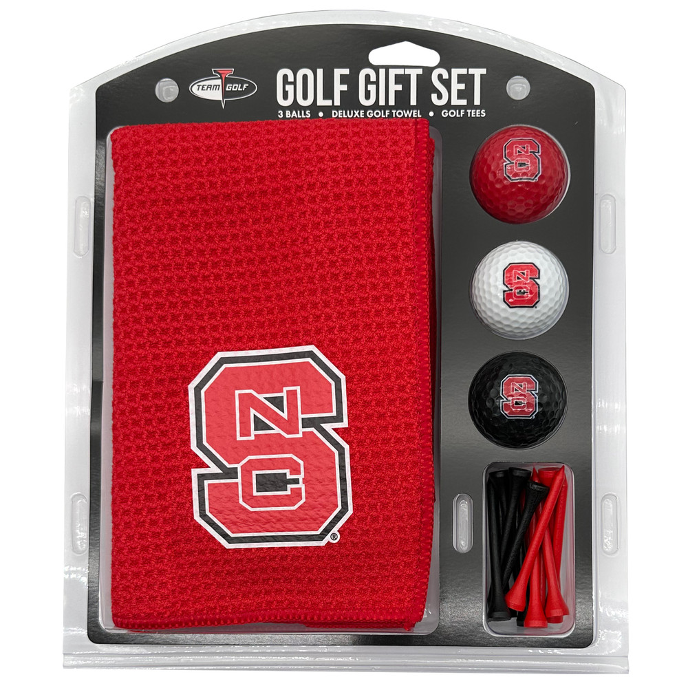 NC State Wolfpack 16" X 40" Microfiber Towel Golf Gift Set| Team Golf |22624