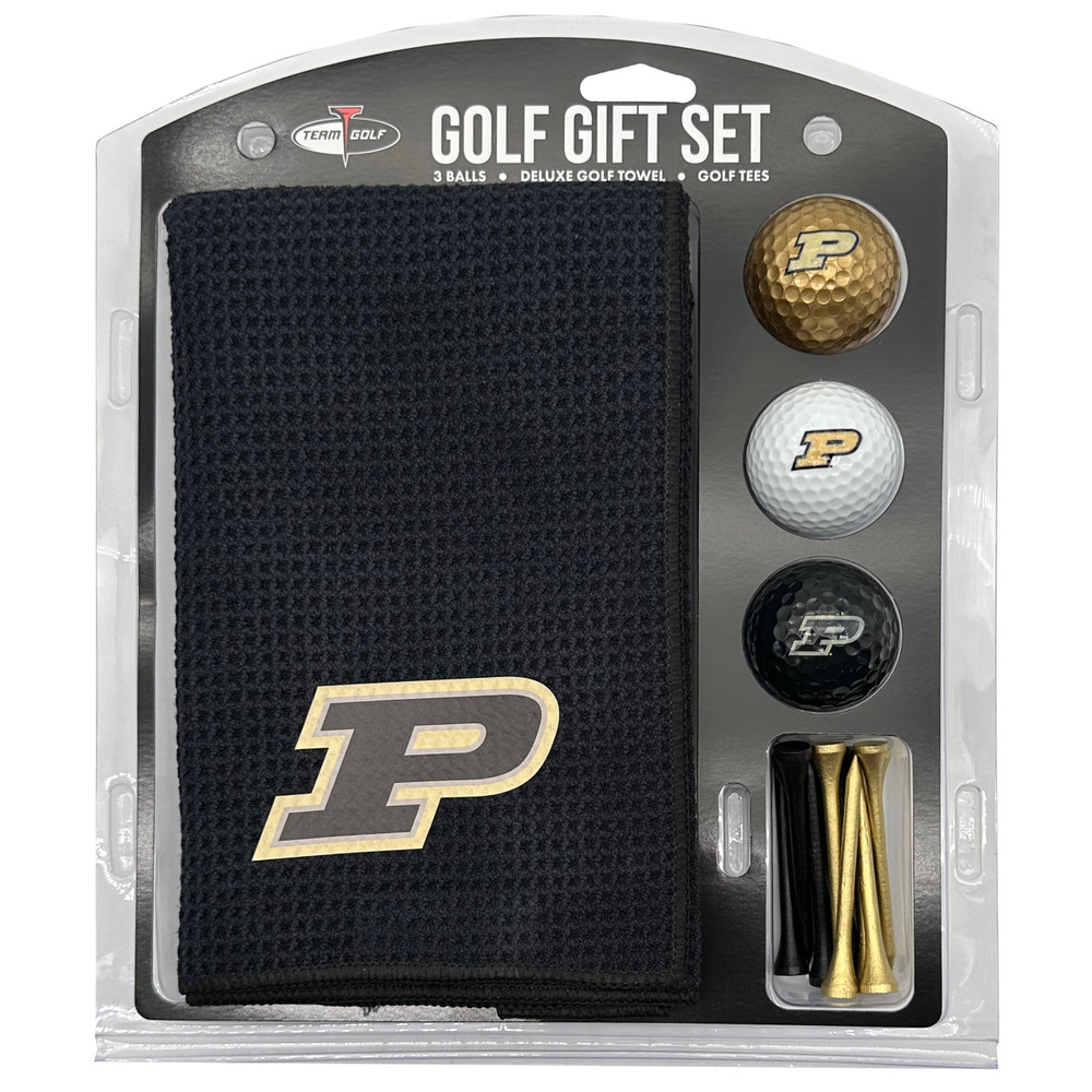 Purdue Boilermakers 16" X 40" Microfiber Towel Golf Gift Set| Team Golf |23024