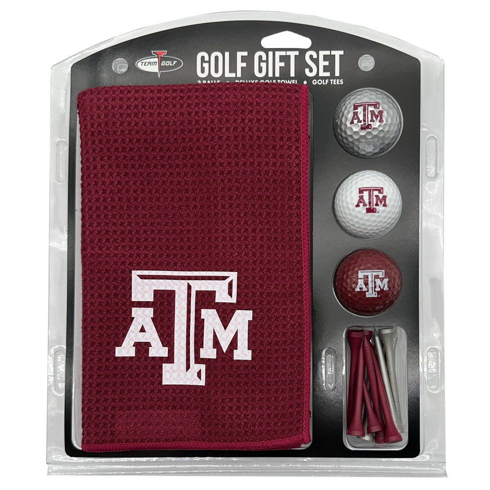 Texas A&M Aggies 16" X 40" Microfiber Towel Golf Gift Set| Team Golf |23424
