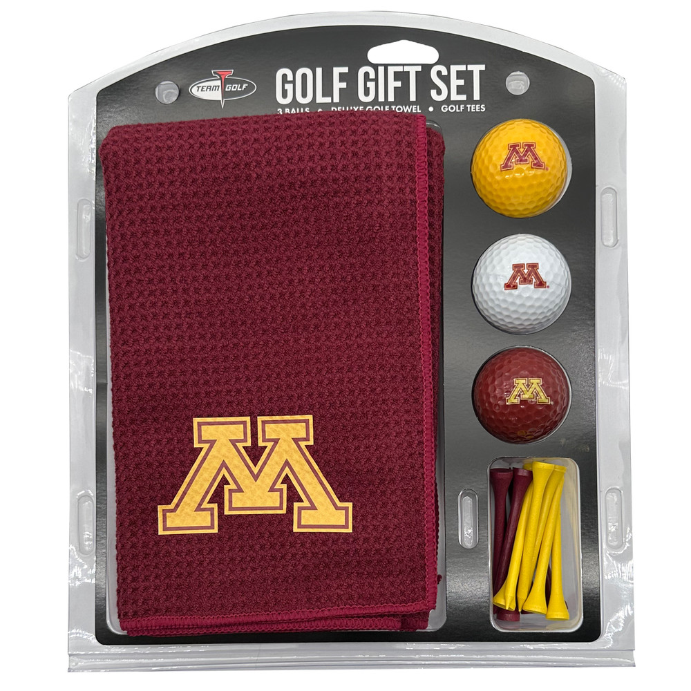 Minnesota Golden Gophers 16" X 40" Microfiber Towel Golf Gift Set| Team Golf |24324