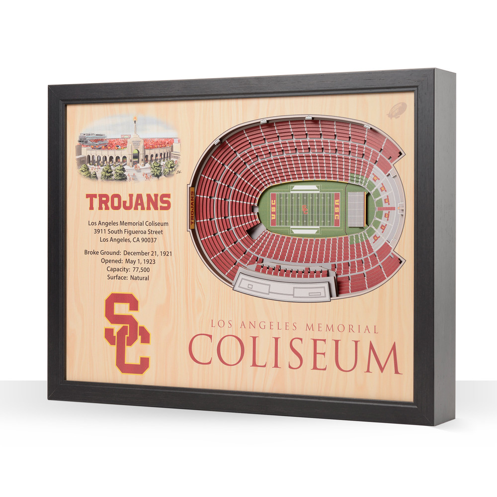USC Trojans 25-Layer StadiumView Wall Art |Stadium Views | 9022664